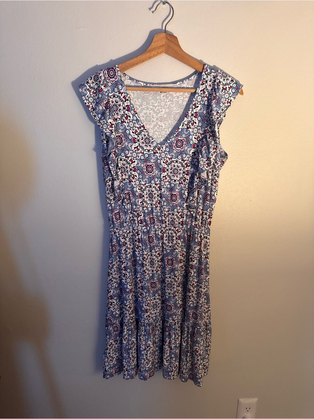 LOFT Floral V-Neck Women's Dress